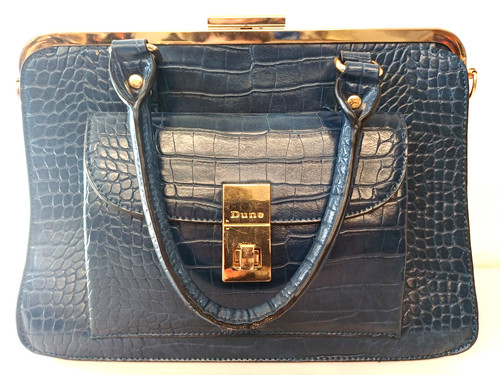 Dune mock croc clutch - dune,