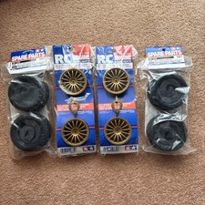 Tamiya TGX 1/8 RC 44031 44019 Subaru Impreza WRC Wheels & Tyres NIP RARE 50835