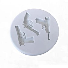 Guns Silicone Mould Cake