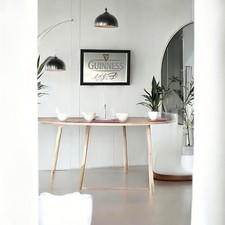 Guinness Signature Style Wooden Framed Small Mirror | Pub Mirror 33x23 cm