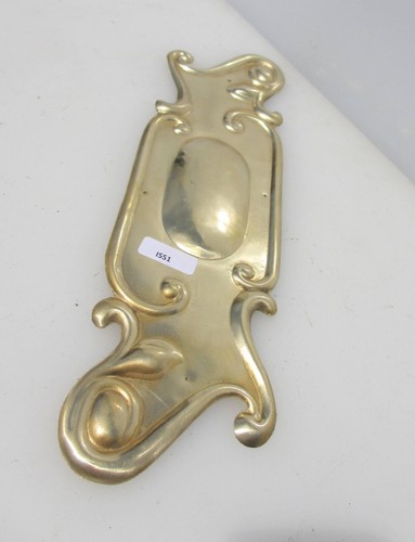 Brass finger plate - finger, door