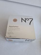 No7 COOL BEIGE Aqua Perfect Cushion Foundation 12ml SPF 15 BNIB Lid has Broken 