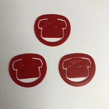 Novelty Phone Shaped Plastic Paperclips, Bookmarks, etc - Pack of 10