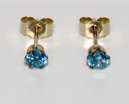 9ct gold blue - 9ct, topaz