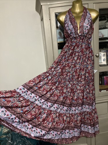 Indian silk dress boho - indian,