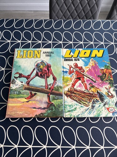 Lion annuals 1969 1976 - lion,