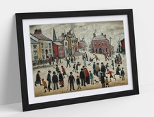 Lowry people standing - l.s., lowry,