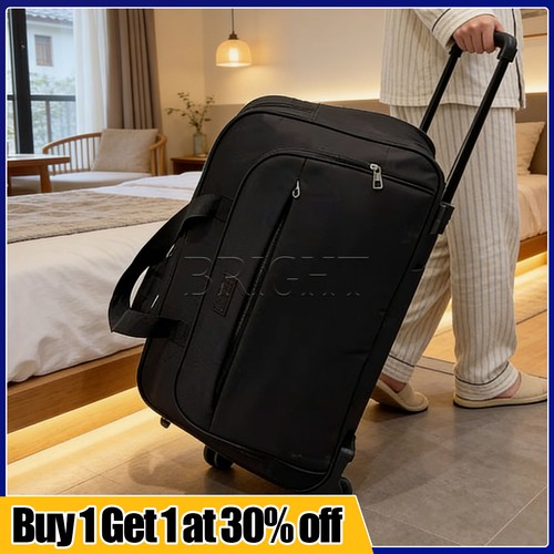 Large folding wheeled holdall - wheeled,