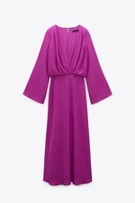 ZARA PURPLE MAGENTA CROSSED