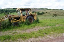 Photo A1 Old JCB near Barrack Fold Ainsworth This will not be going anyw c2012