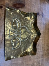 Brass Art Nouveau Crumb Tray