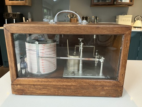 Vintage barograph recording - vintage,
