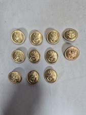 11x Vintage Royal Navy Buttons