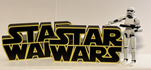Star wars printed signs - wars, 3d