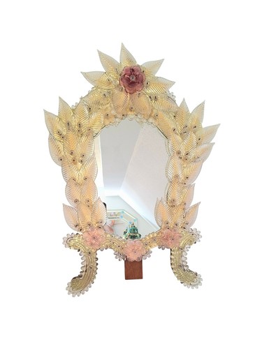 Murano glass venetian mirror - murano,