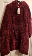 Dunelm Teddy Bear Dark Red