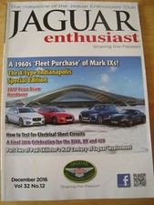 JAGUAR ENTHUSIAST MAGAZINE DEC