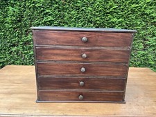 Edwardian Mahogany Collector’s Drawers