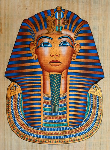 Egyptian papyrus painting - egyptian,