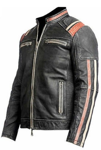 Men vintage motorcycle - motorcycle, cafe