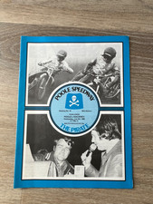 poole speedway programme july 9th 1980 v hackney