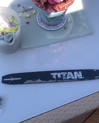 Titan chainsaw arm - chainsaw,