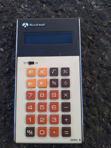 Vintage rockwell calculator - rockwell,