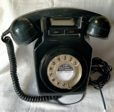 GPO 741  BLACK PHONE with 2