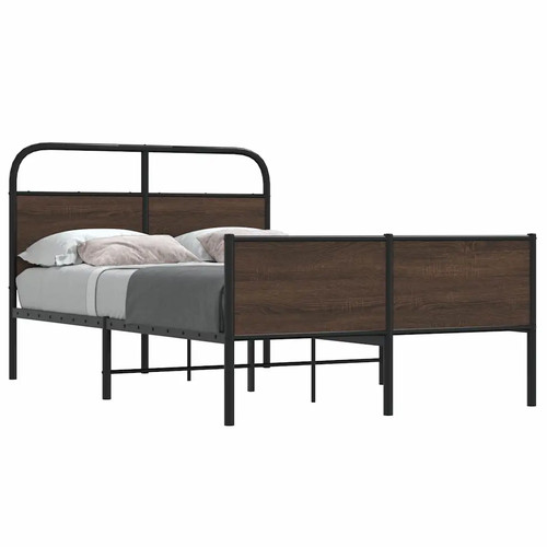 Walplus brown oak - walplus, bed