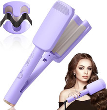 French Wave Curling Iron 32Mm Mermaid Hair Waver Wave Hair Styler with 4 Gear...