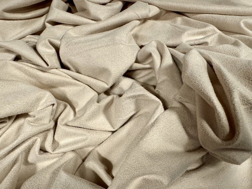 Faux suede stretch spandex - faux,