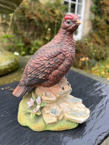 Red grouse figurine finest - red,