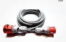   3 phase extension leads. 5 pin 32amp. 20m long 415volt