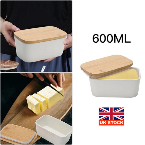 Butter dish container with - dish,