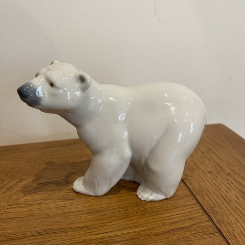 Lladro polar bear figure - lladro,