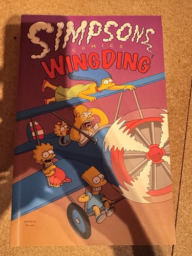 Simpsons comics wing ding - comics,