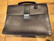 Mulberry leather briefcase