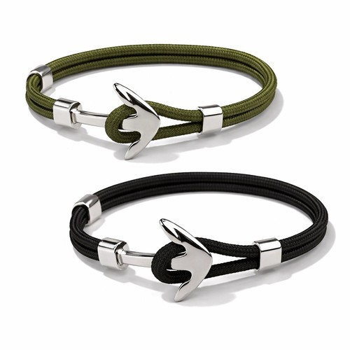 Mens anchor bracelet nautical - mens,