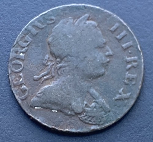 1773 george iii half penny - iii,