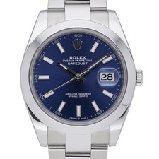 Rolex Datejust 41 126300 with 41mm Oystersteel case and Blue dial. Excellent ...