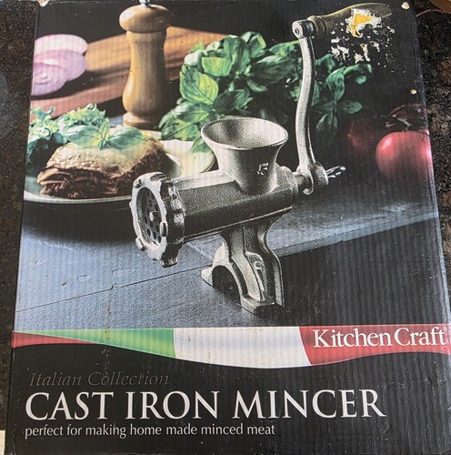 Cast iron mincer - iron, kitchen