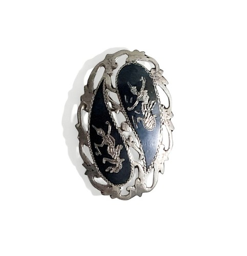 Vintage sterling silver brooch - vintage,