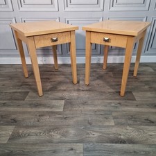 Pair 2 Modern Maple Veneer