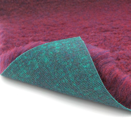 Vet bed green - back, heather