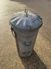 Galvanised steel feed bin