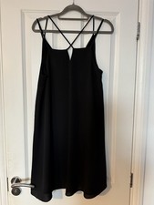 River Island Size 14 Little Black Dress With Strappy Detail Over Bust 