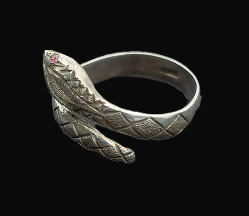 Vintage sterling silver - sterling, snake