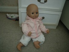 UNUSUAL 18" SB LARGE BABY DOLL SLEEP EYES LOVELY LIMBS DRESSED BALD BABY REBORN?