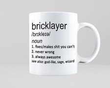 Bricklayer Mug Coffee Tea Cup