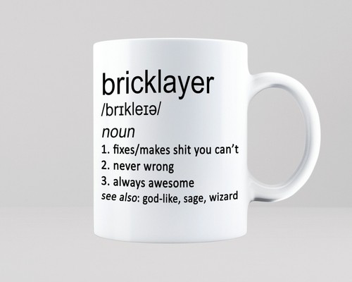 Bricklayer mug coffee tea - mug, cup